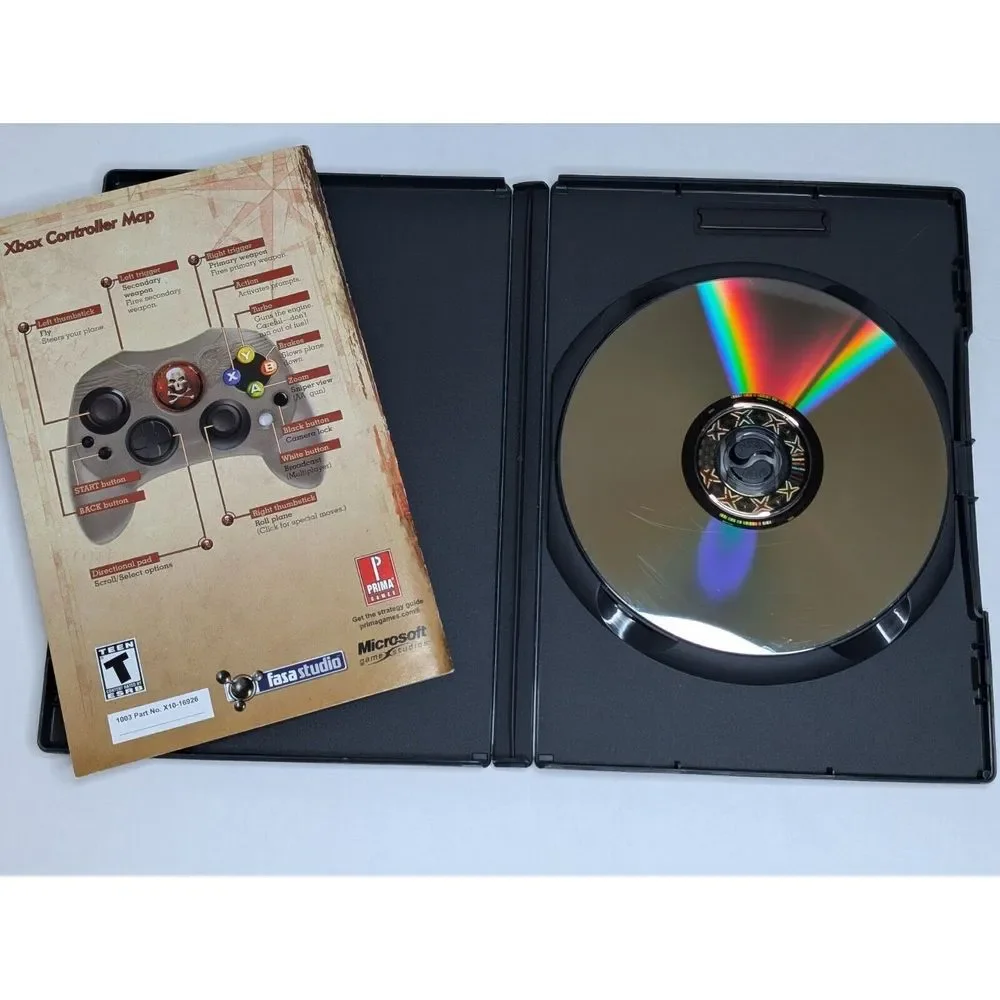 Original Xbox‎ Crimson Skies High Road To Revenge (2003) W/ Game Manual WORKS